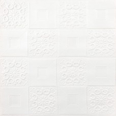 Самоклеющаяся декоративная потолочно-стеновая 3D панель фигуры 700x700x3мм (114-3) SW-00000697